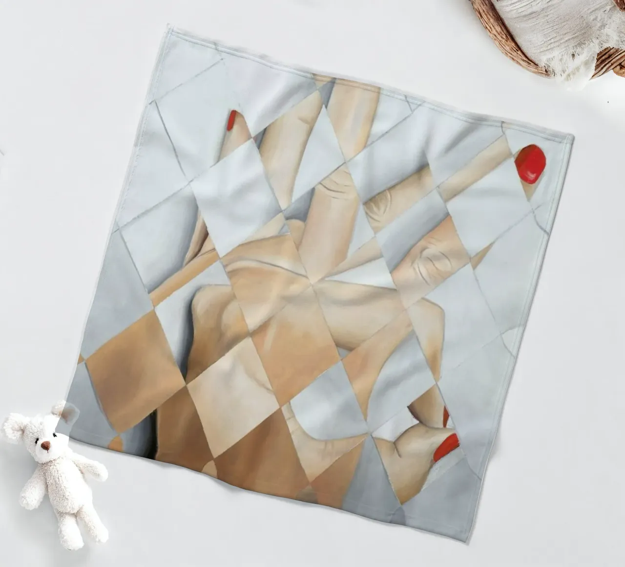 Hand Fleecedecke von Allison Chaplin