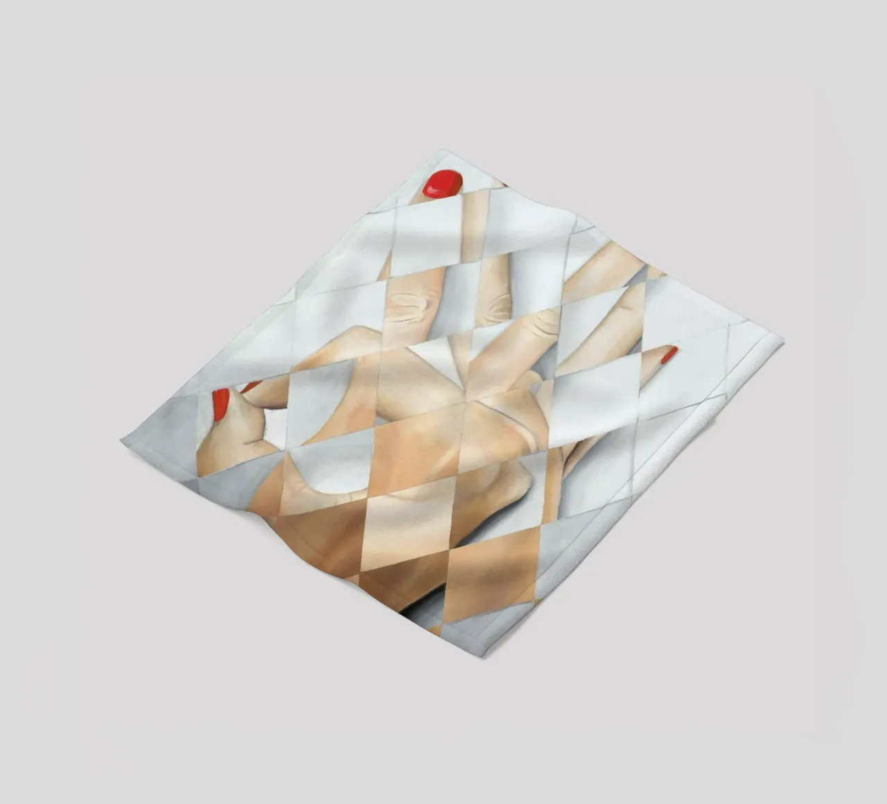 Hand Fleecedecke von Allison Chaplin