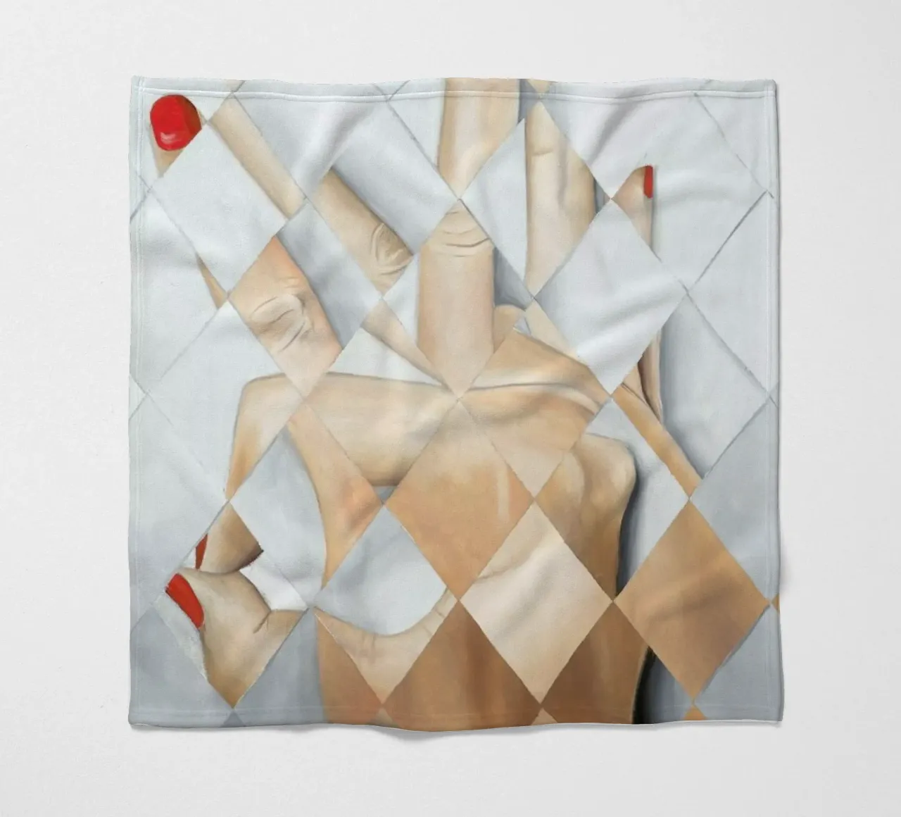 Hand fleecedeken van Allison Chaplin