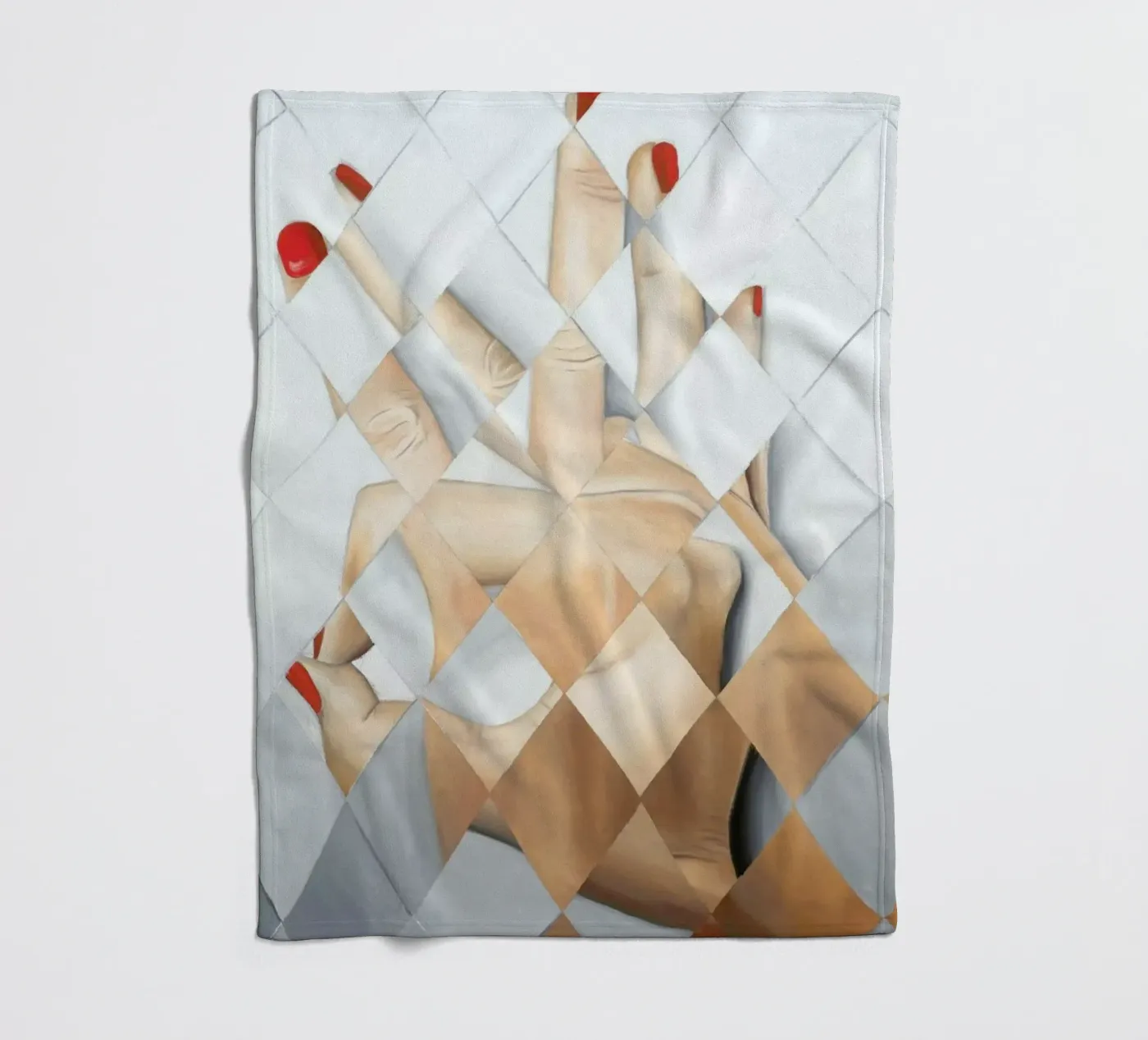 Hand fleecedeken van Allison Chaplin