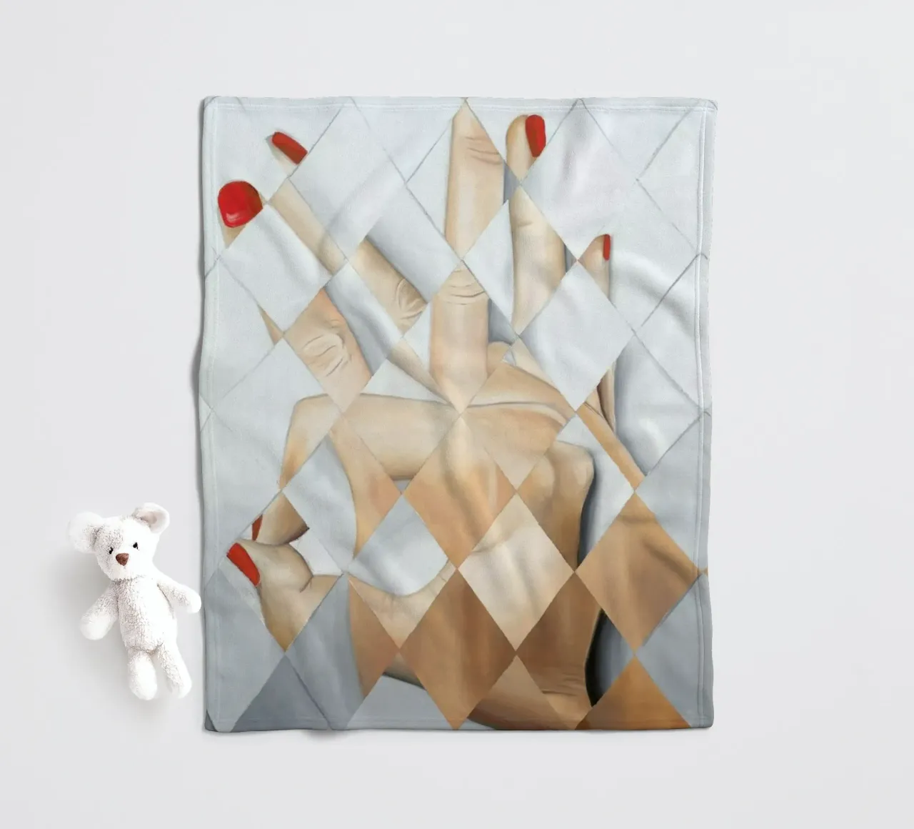 Hand Fleecedecke von Allison Chaplin