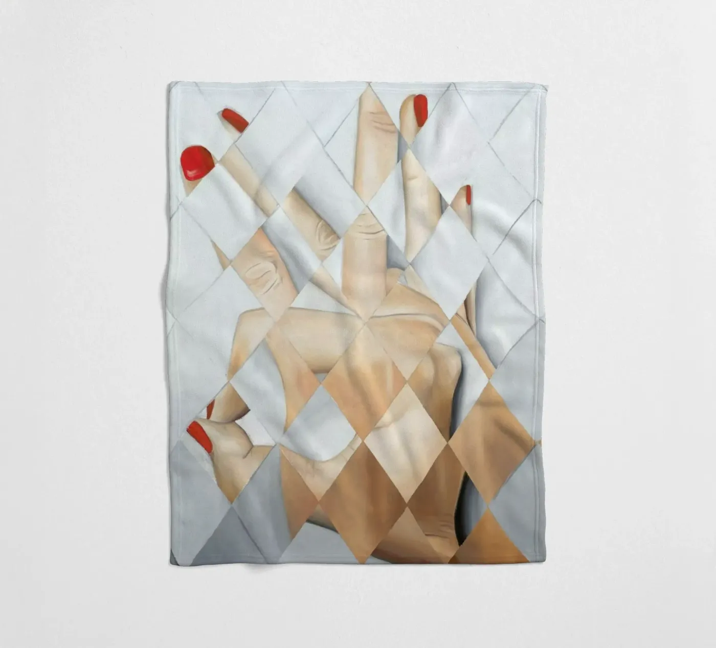 Hand fleecedeken van Allison Chaplin