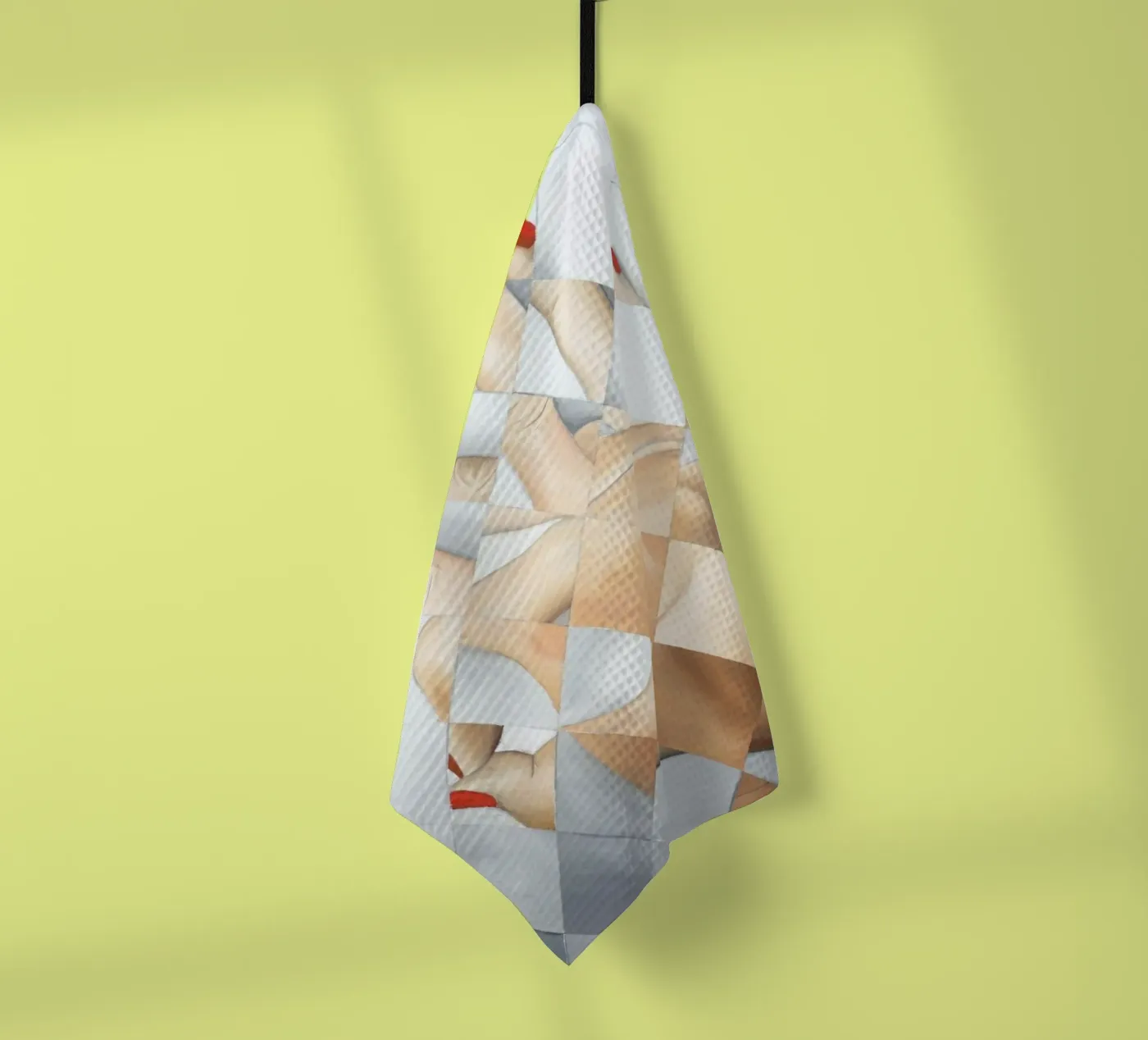Hand tea towel by Allison Chaplin