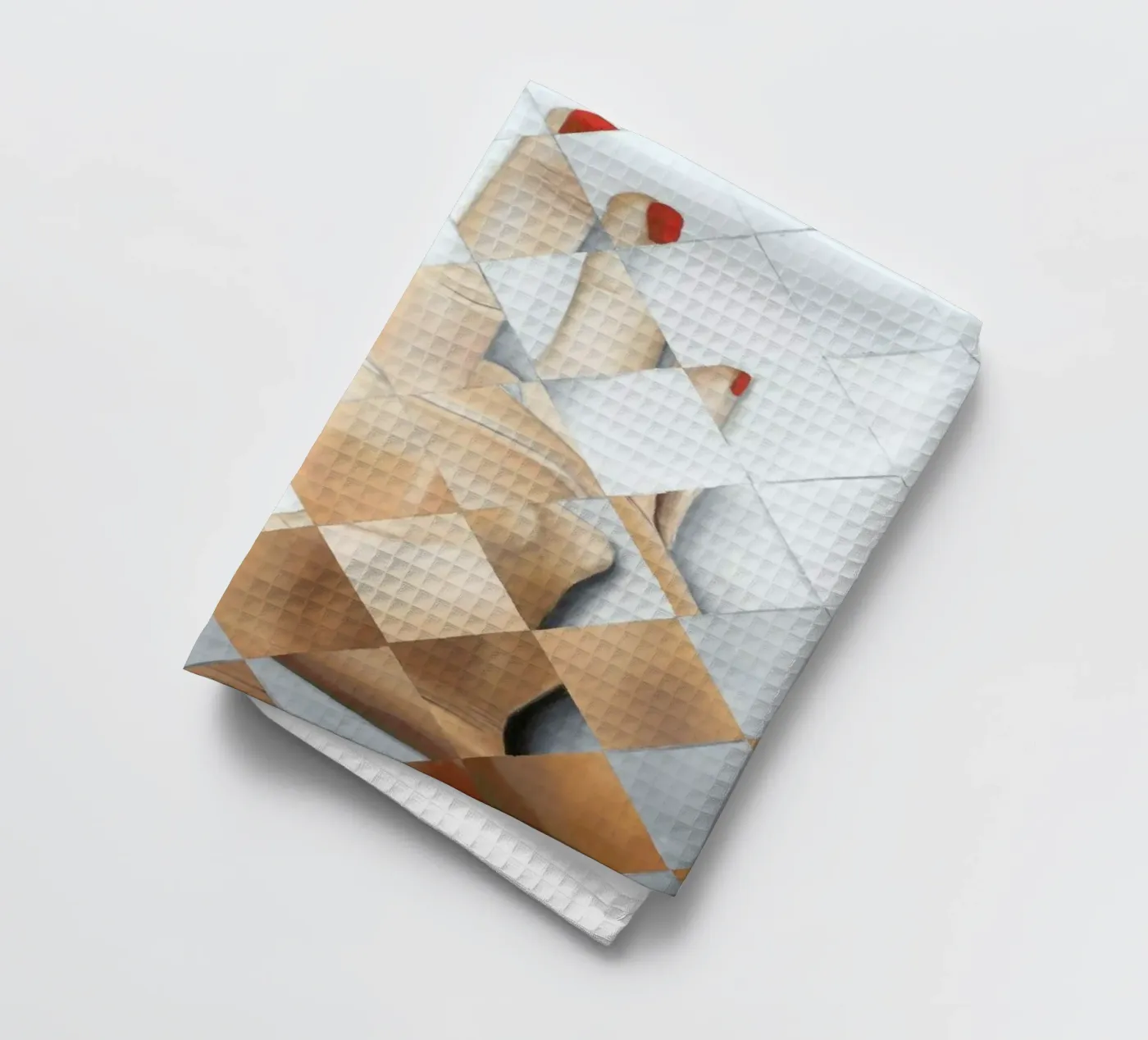 Hand tea towel by Allison Chaplin