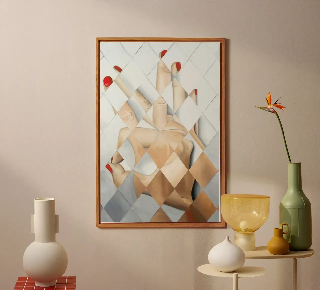 Hand forex plate by Allison Chaplin