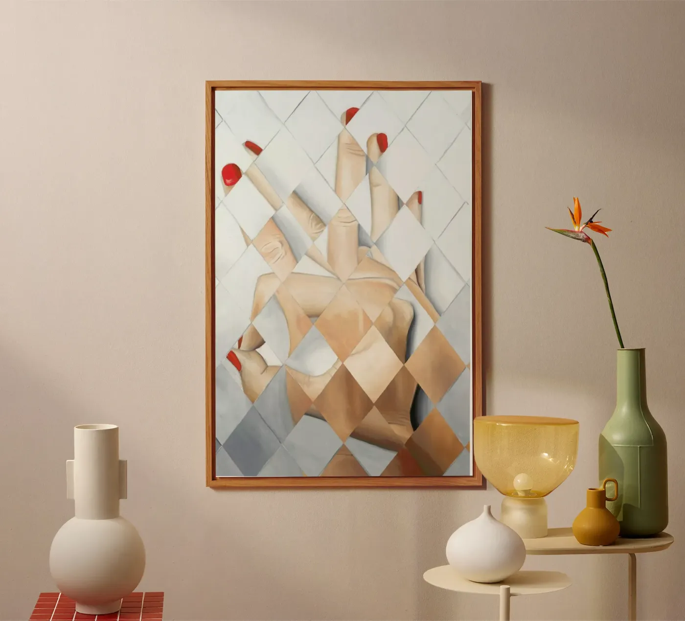 Hand forex-plaat van Allison Chaplin