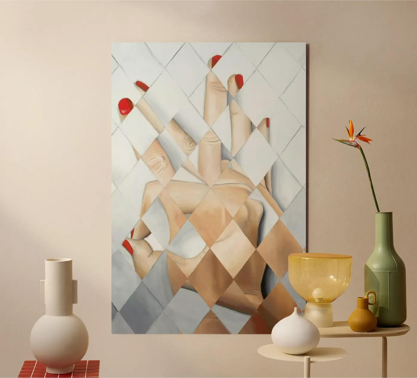 Hand forex-plaat van Allison Chaplin