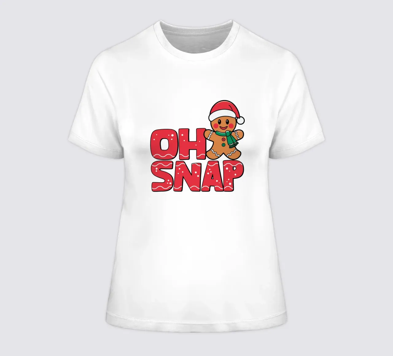 OH SNAP women's fitted t-shirt by edsonramosart