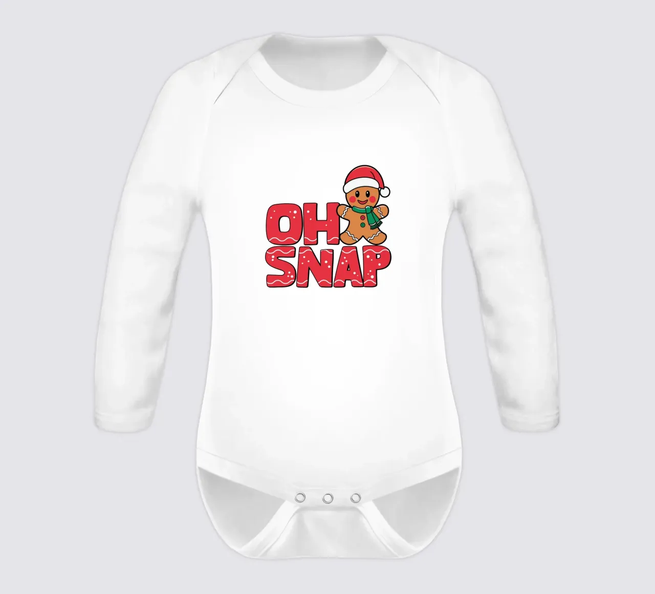 OH SNAP long-sleeve baby romper by edsonramosart
