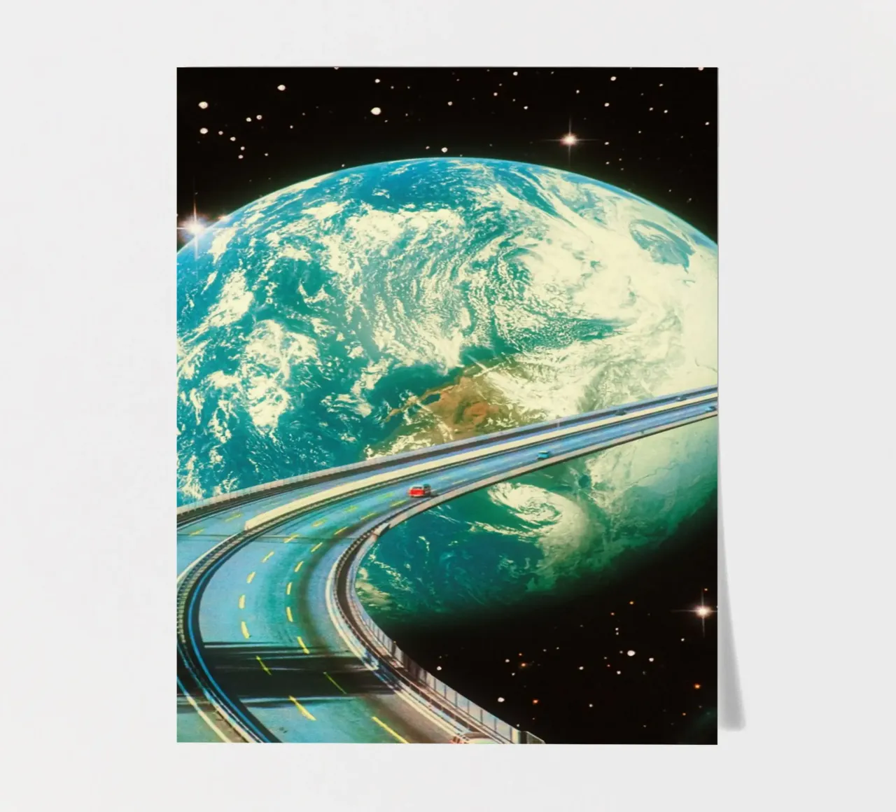 Highway Home From Space Stickerbogen von Taudalpoi
