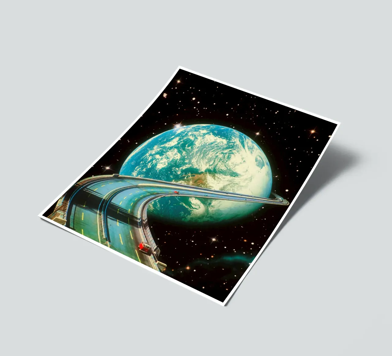 Highway Home From Space Stickerbogen von Taudalpoi