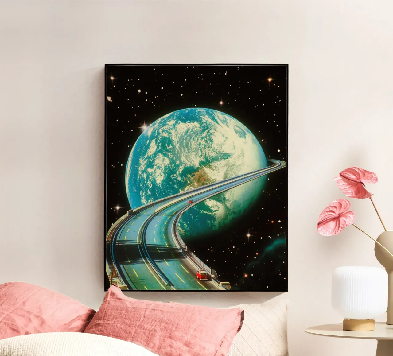 Autostrada per tornare a casa dallo spazio plexiglass da Taudalpoi