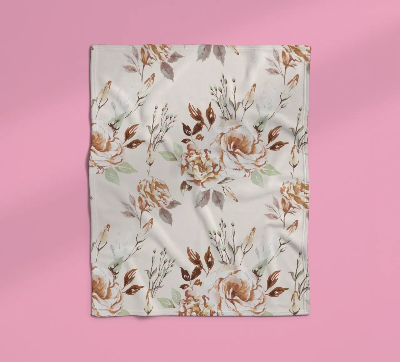 The Calm - Beige coperta in pile da anisillustration