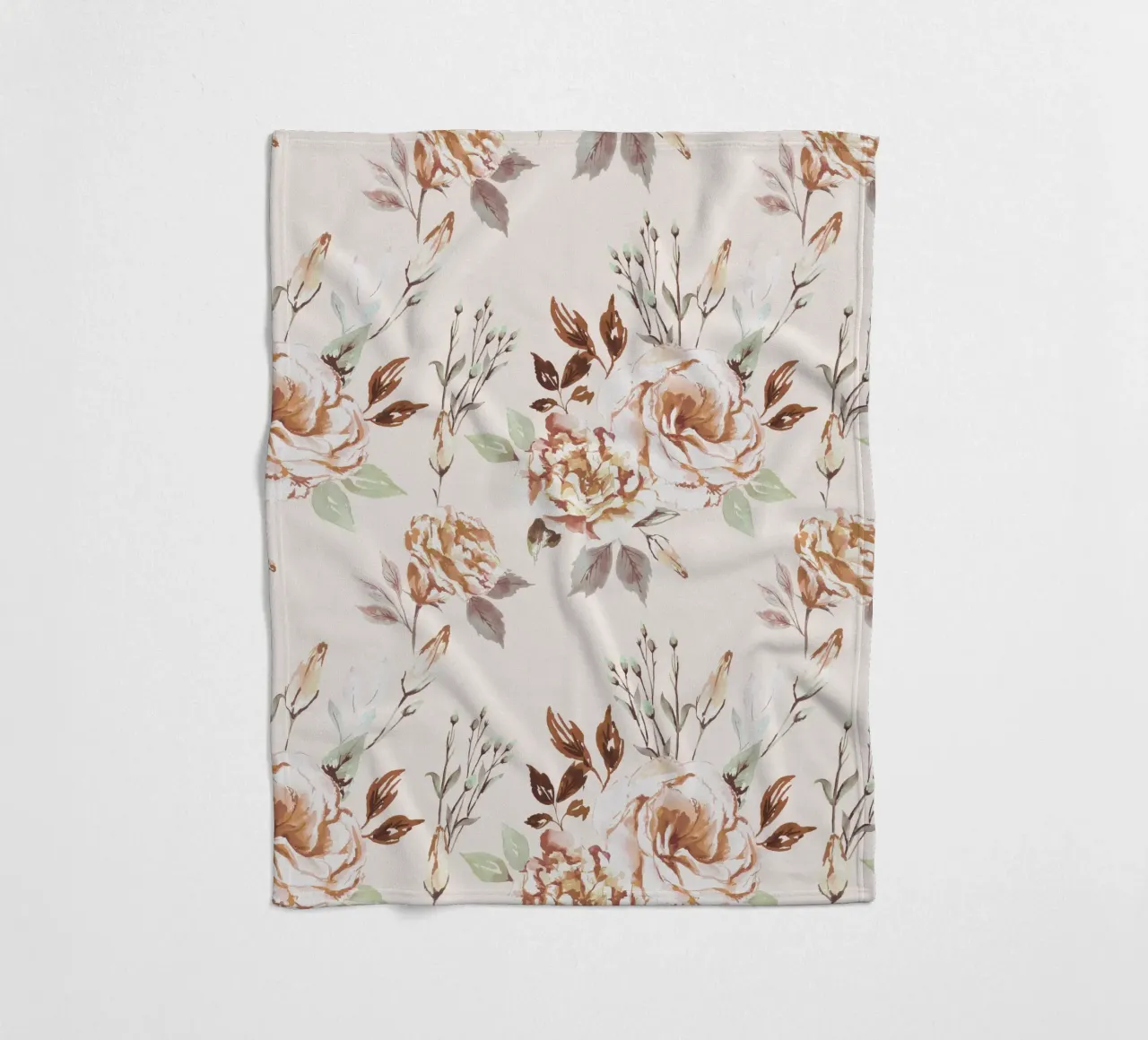 The Calm - Beige coperta in pile da anisillustration