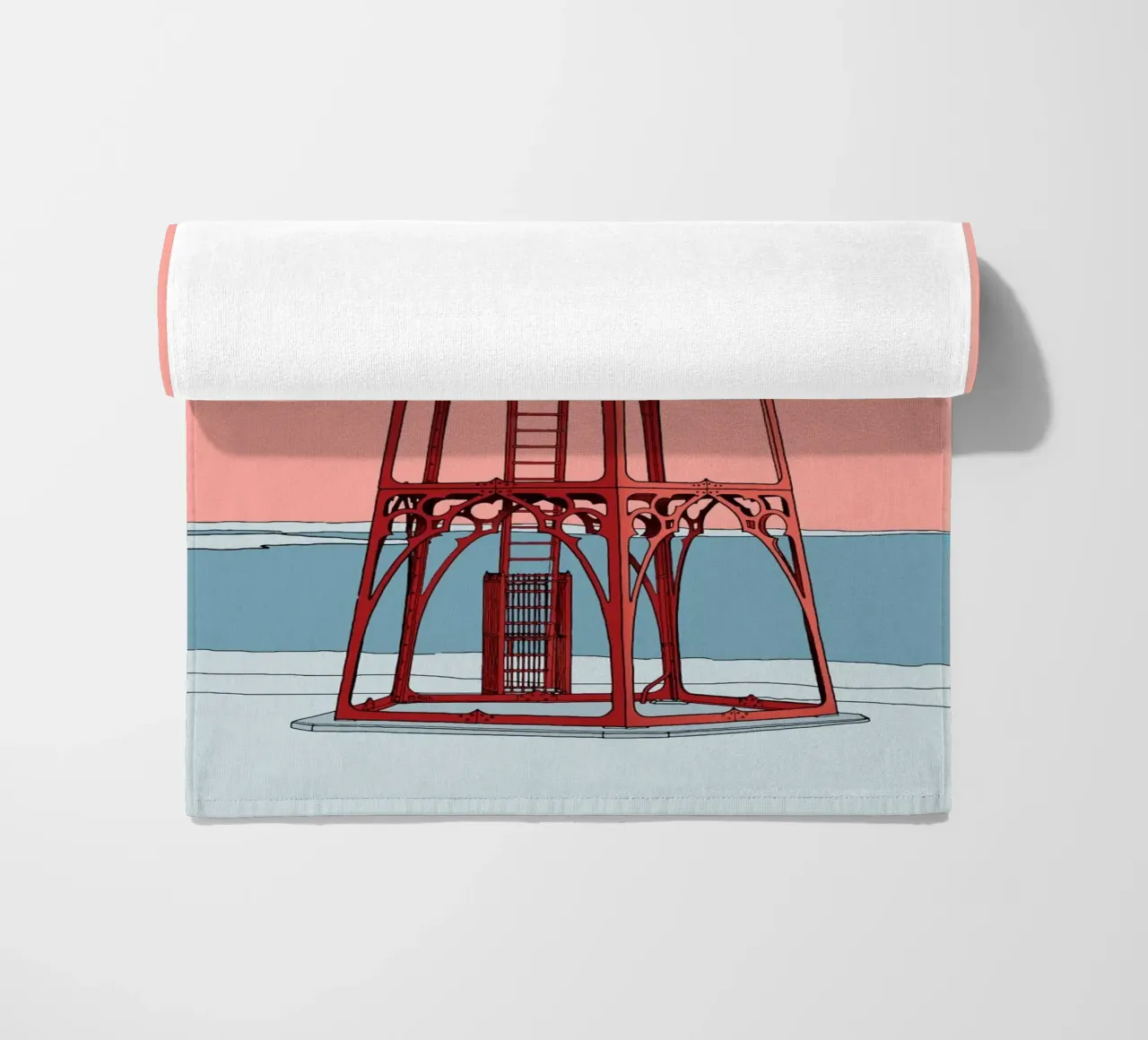 Red lighthouse telo mare da Face & Content