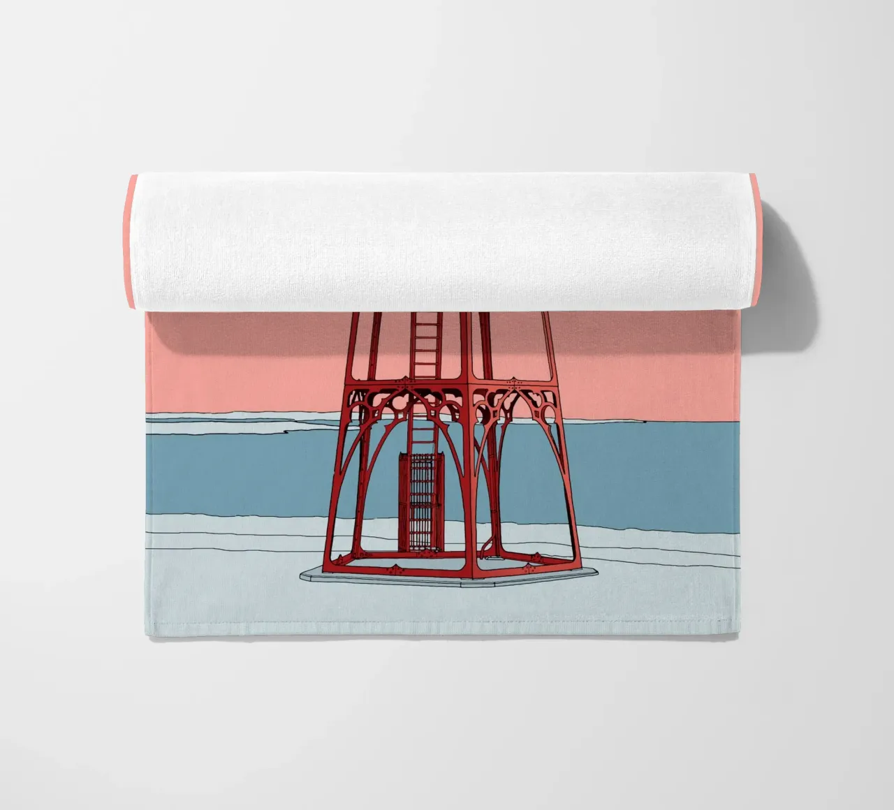 Red lighthouse telo mare da Face & Content