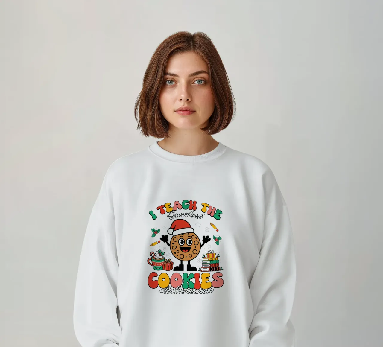 I teach the smartest cookies #tistheseason felpa da edsonramosart