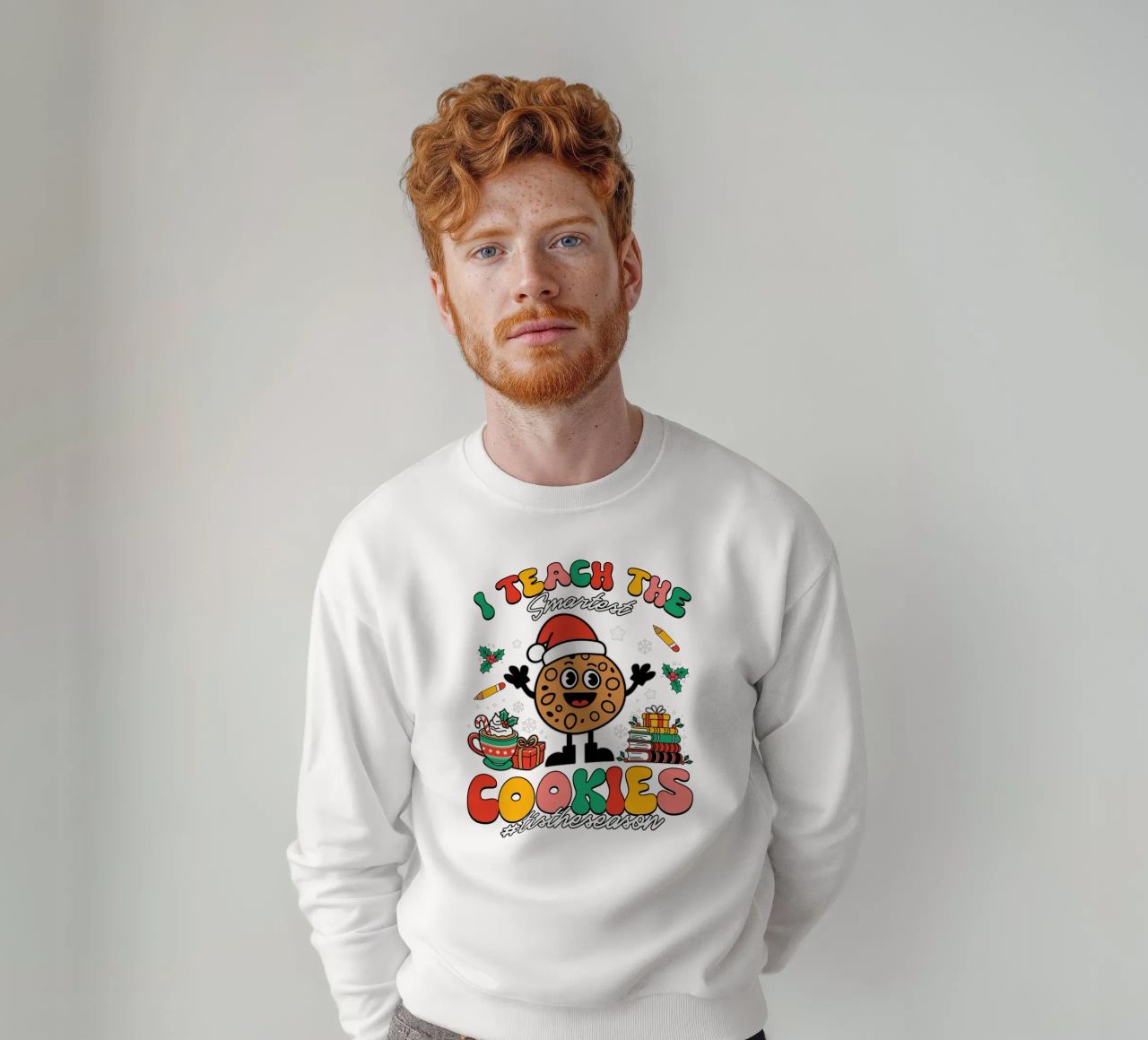I teach the smartest cookies #tistheseason felpa da edsonramosart
