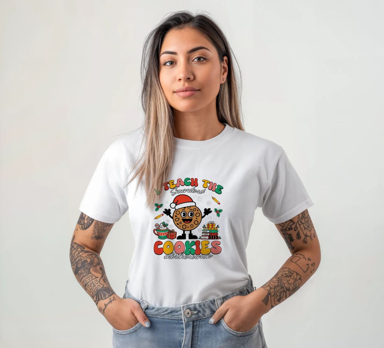I teach the smartest cookies #tistheseason t-shirt da edsonramosart