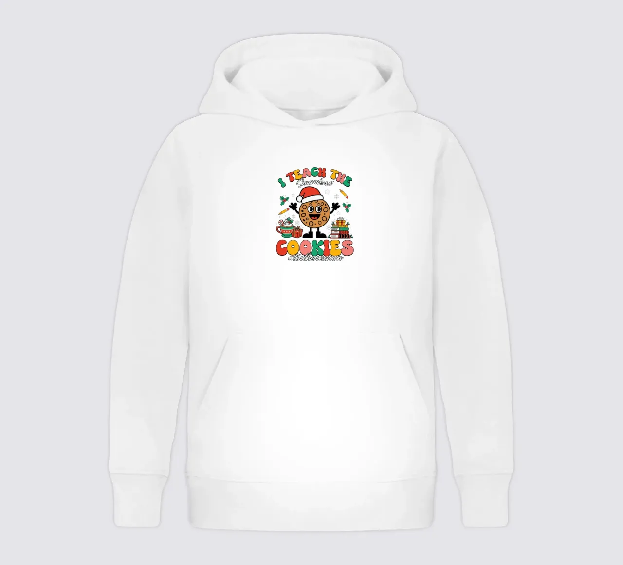 I teach the smartest cookies #tistheseason sudadera con capucha para niño de edsonramosart