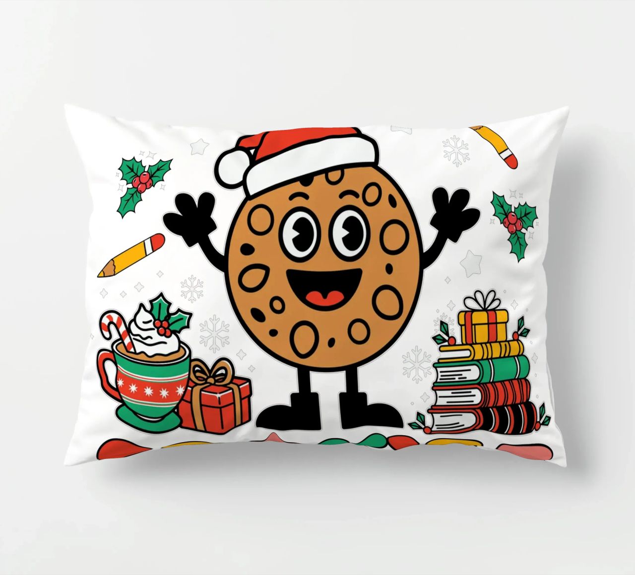 I teach the smartest cookies #tistheseason cuscino da edsonramosart