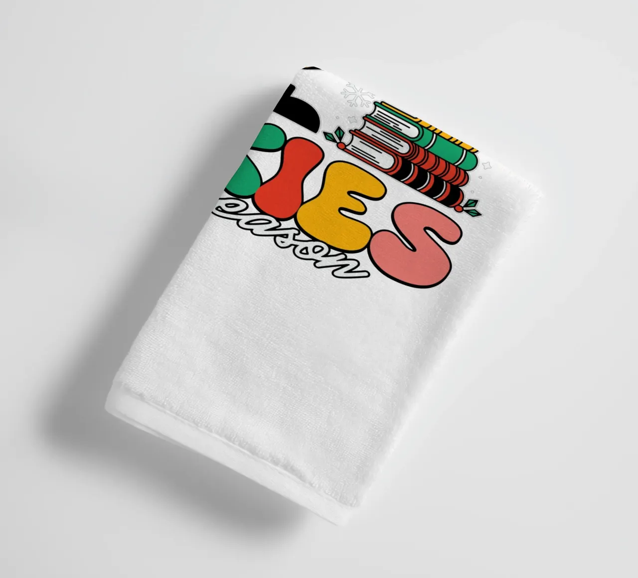 I teach the smartest cookies #tistheseason Handtuch von edsonramosart