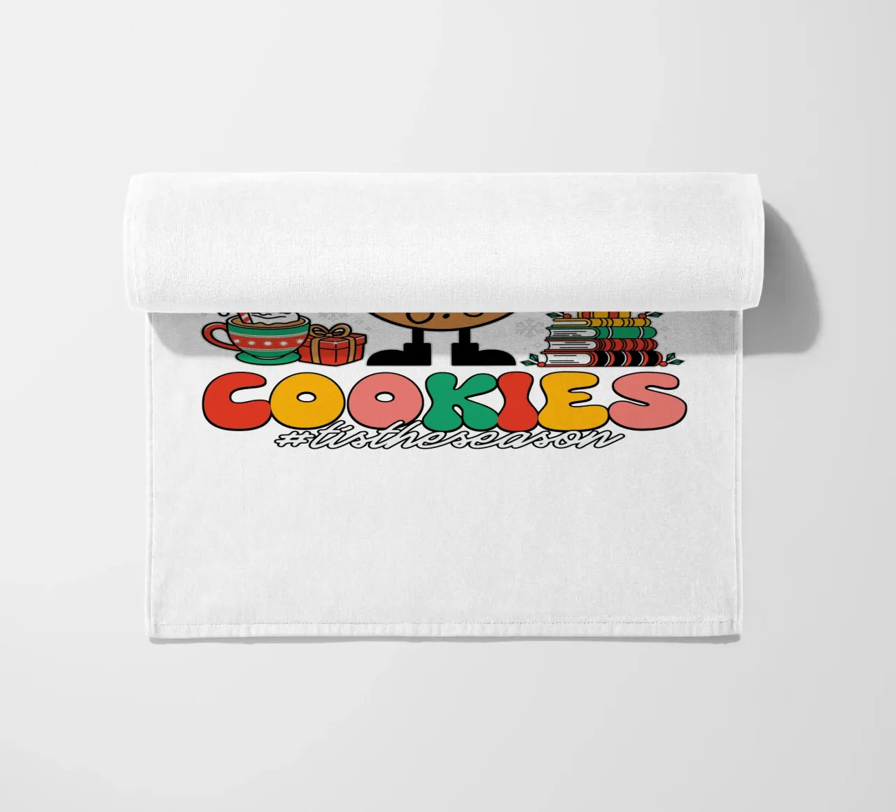 I teach the smartest cookies #tistheseason serviette de plage de edsonramosart