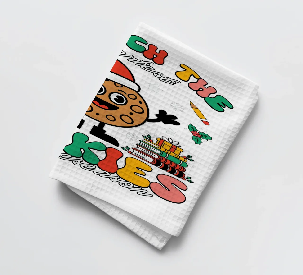 I teach the smartest cookies #tistheseason canovaccio da cucina da edsonramosart