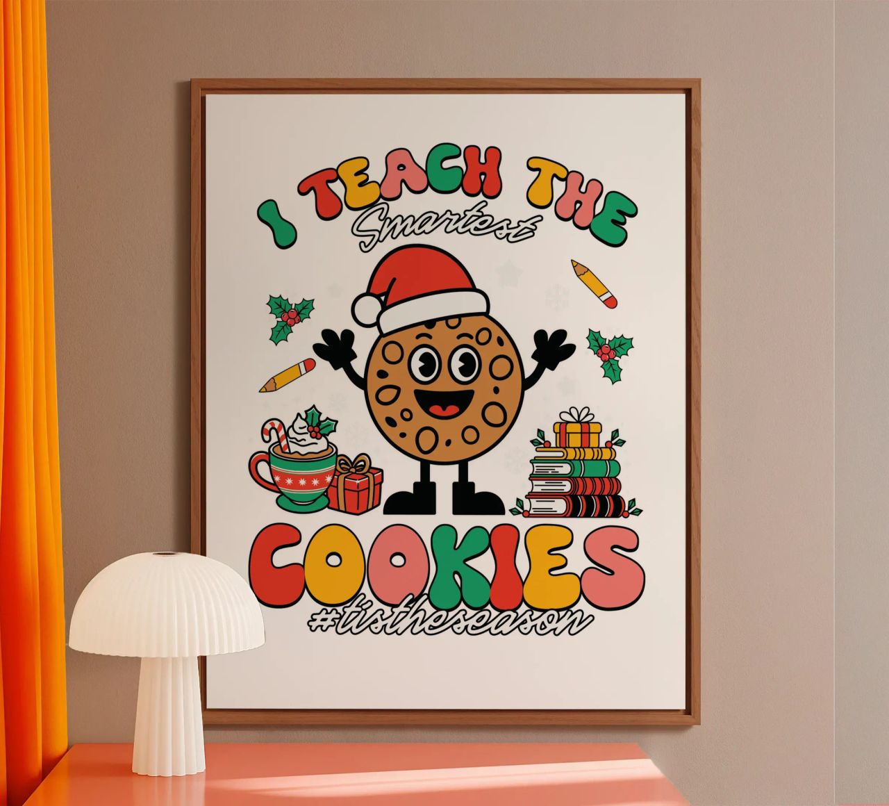 I teach the smartest cookies #tistheseason alluminio dibond da edsonramosart