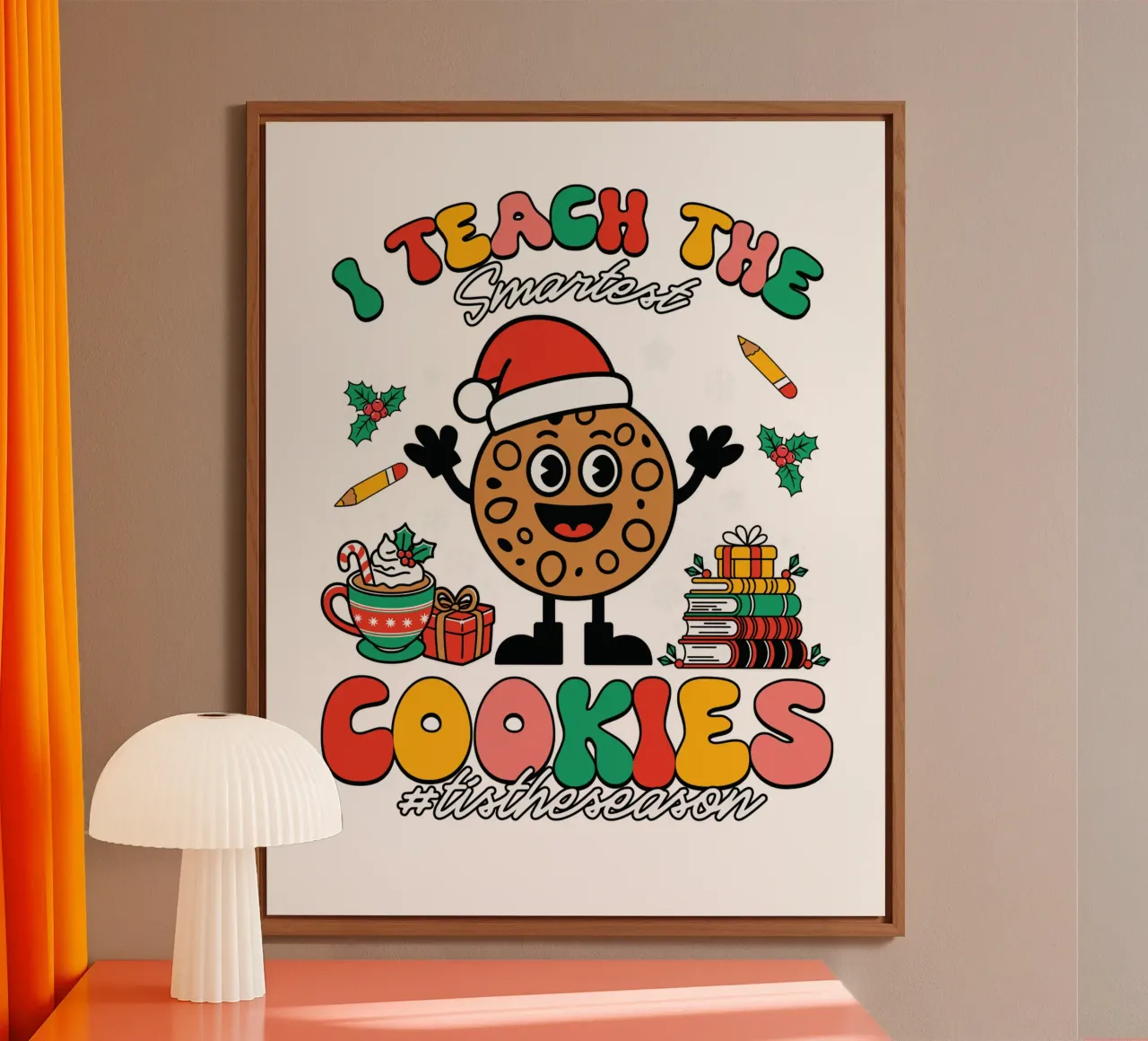 I teach the smartest cookies #tistheseason forex-plaat van edsonramosart