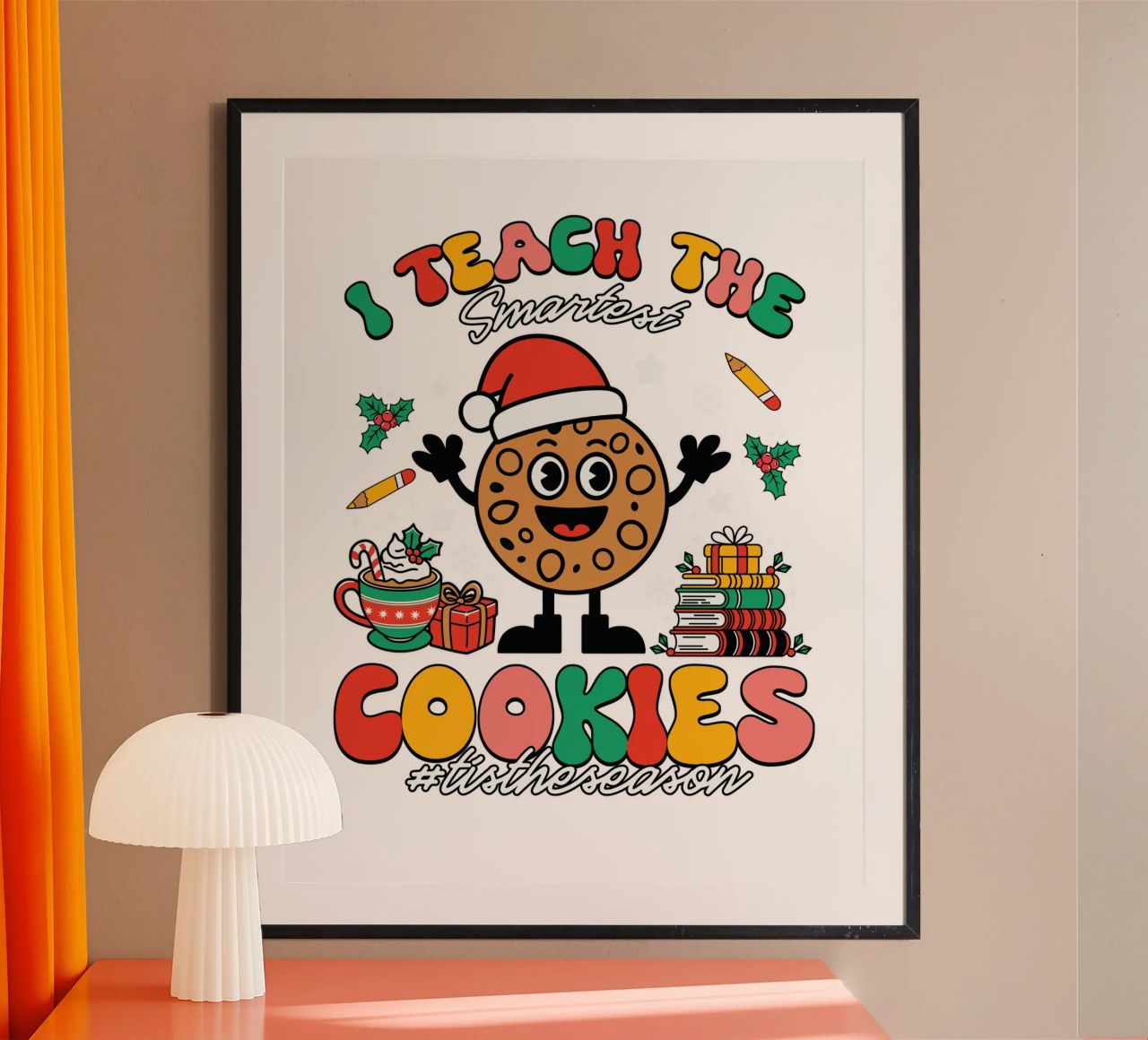 I teach the smartest cookies #tistheseason carta hahnemühle da edsonramosart