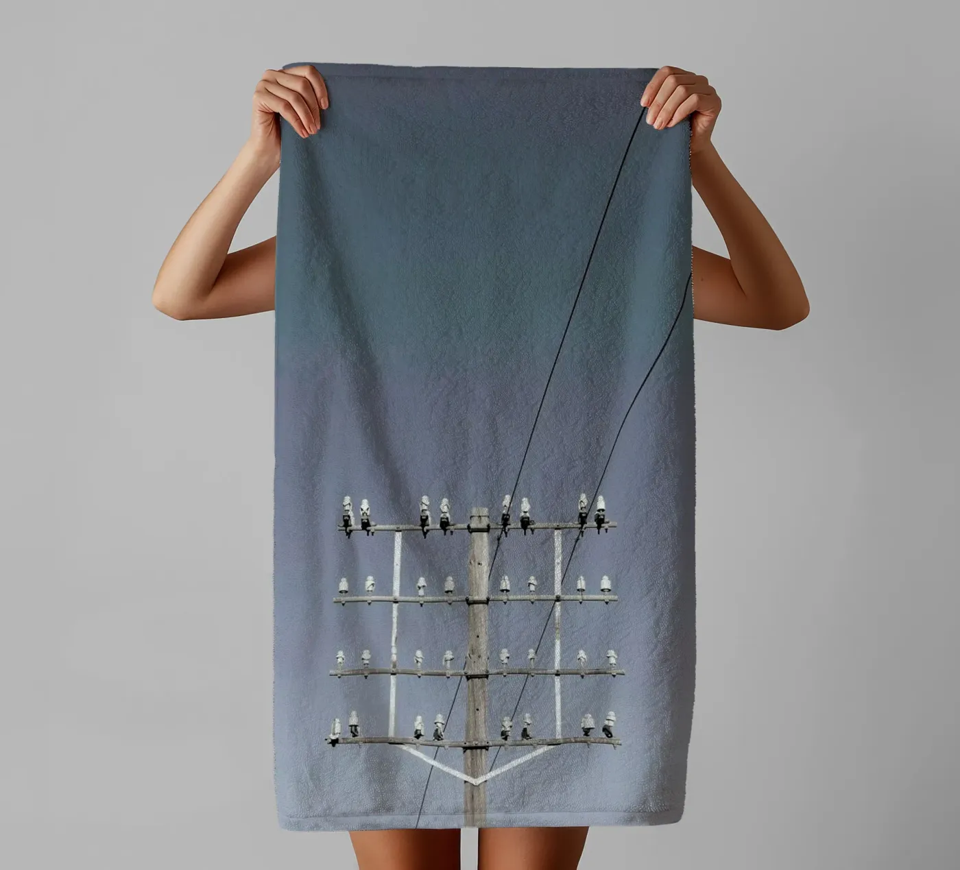 Communication badhanddoek van Ballack Art House