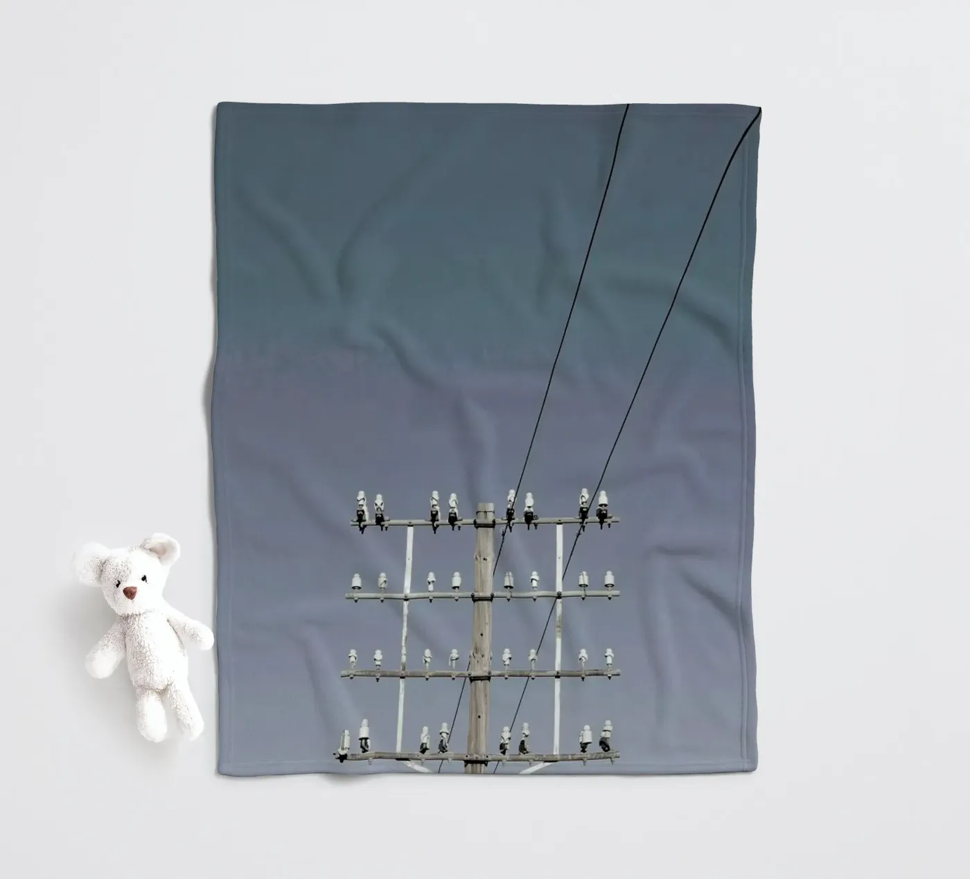 Communication fleecedeken van Ballack Art House