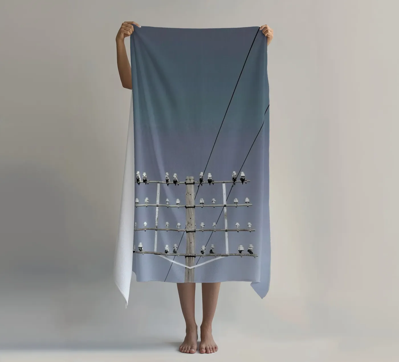 Communication strandhanddoek van Ballack Art House