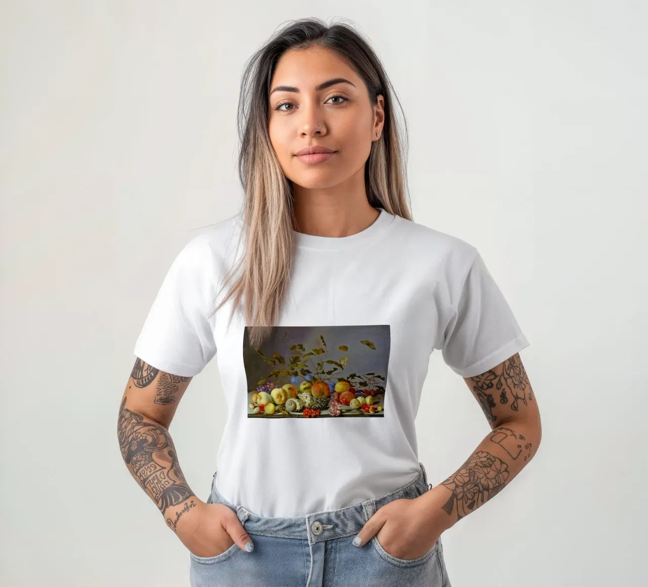 Balthasar van der Ast - Natura morta con frutta t-shirt da ARTOTHEK