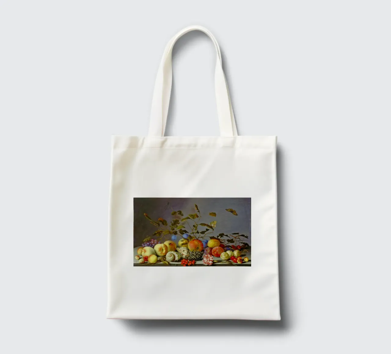 Balthasar van der Ast - Stilleben mit Früchten Jutebeutel von ARTOTHEK