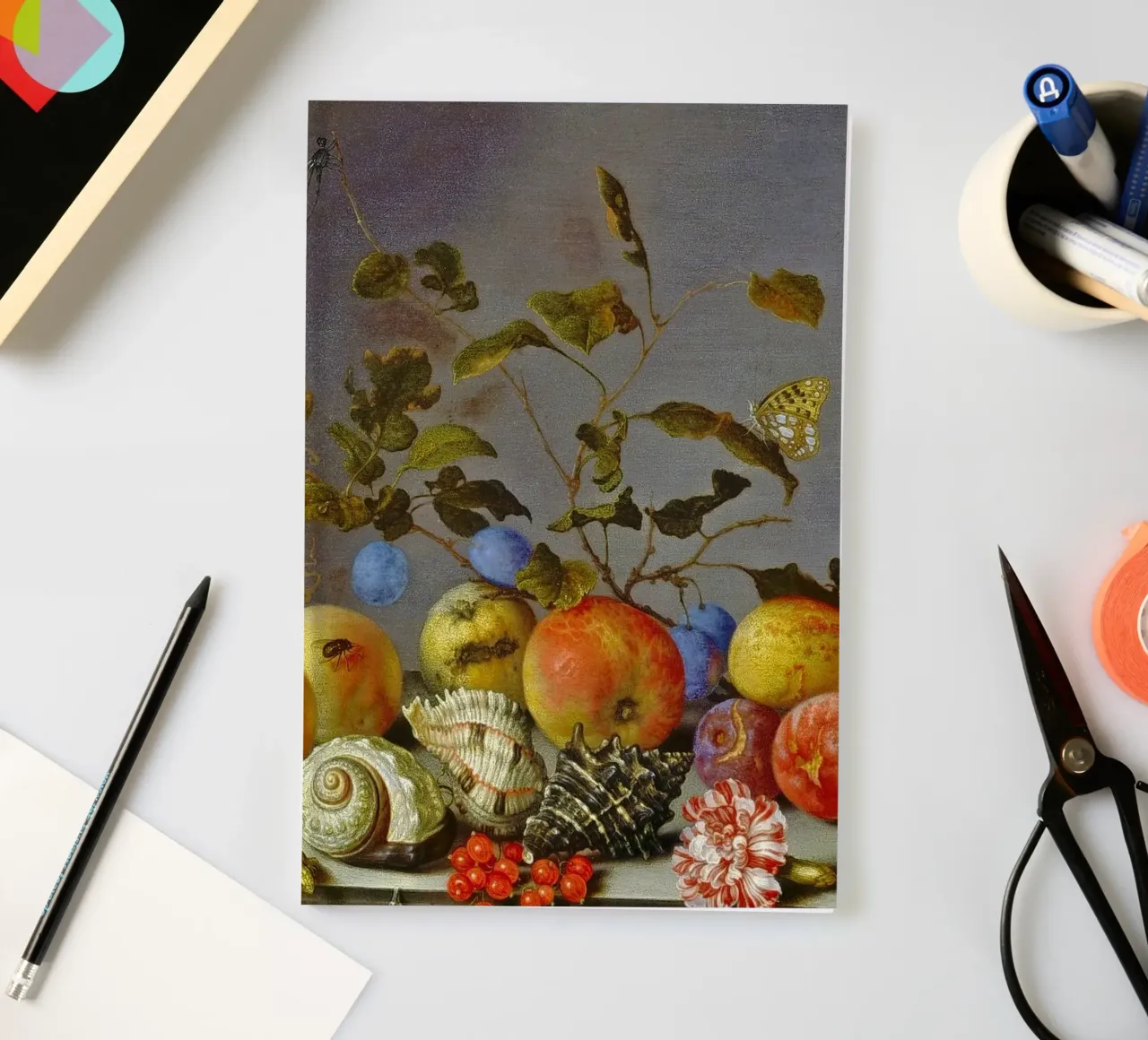 Balthasar van der Ast - Still life with fruits notebook by ARTOTHEK