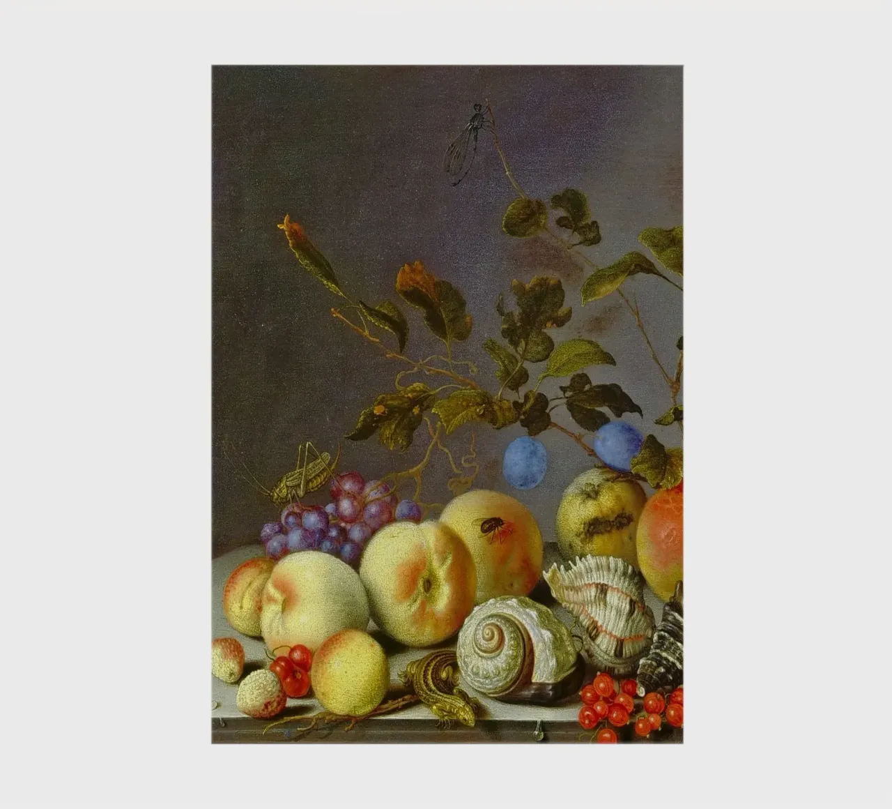 Balthasar van der Ast - Still life with fruits notebook by ARTOTHEK