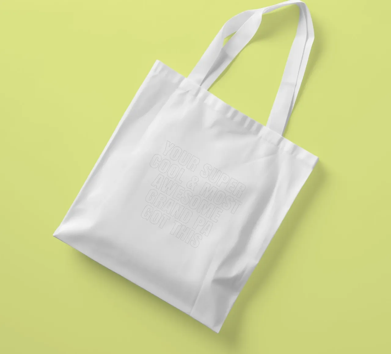 Your super cool and most awesome grandpa got this borsa in juta da happieeagle
