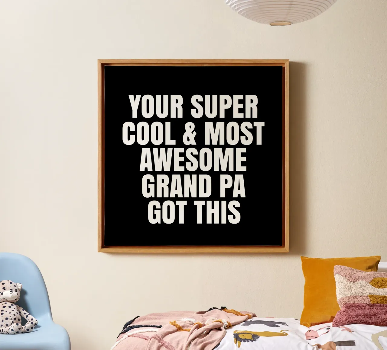 Your super cool and most awesome grandpa got this tela con Cornice a cassetta da happieeagle