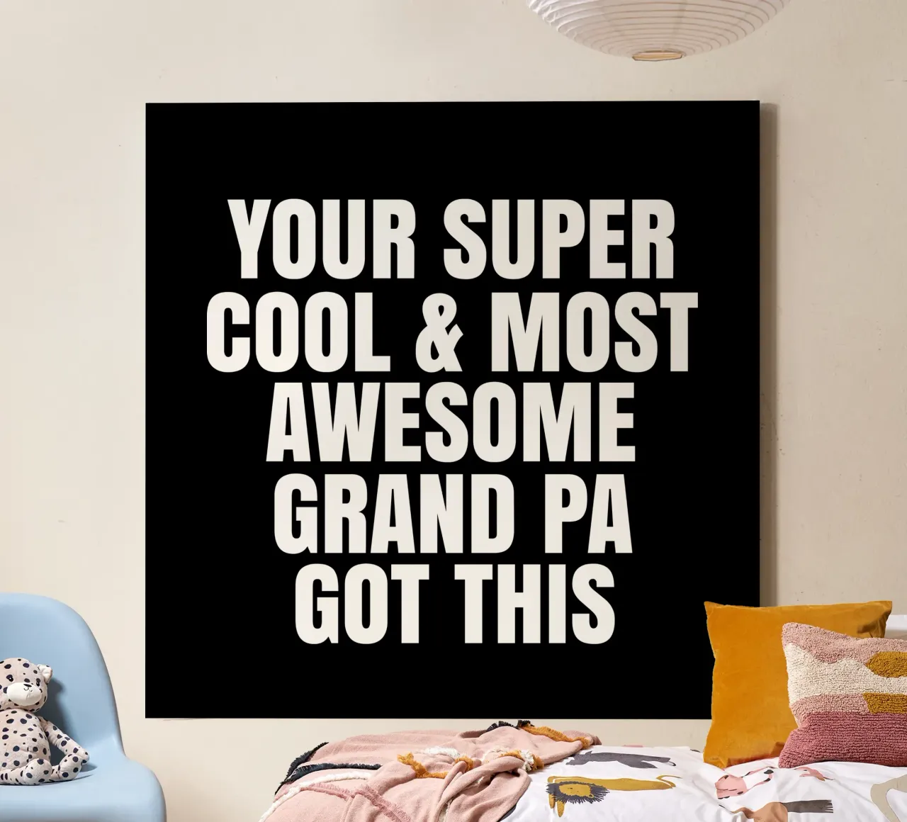 Your super cool and most awesome grandpa got this tela con Cornice a cassetta da happieeagle