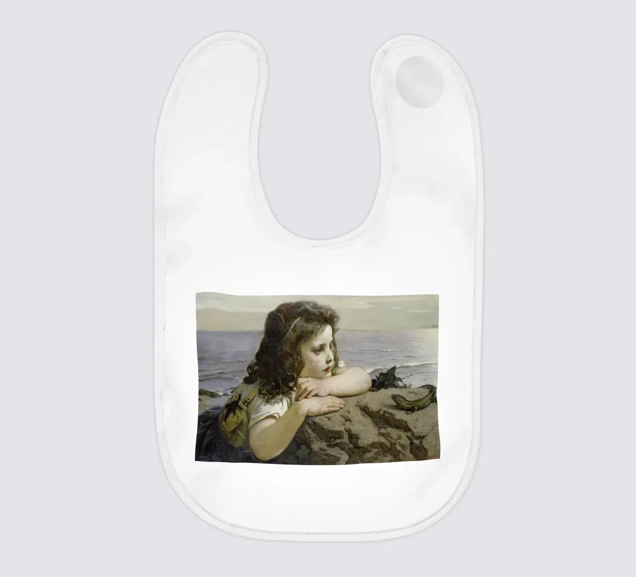 Ernst Stückelberg - Ragazza con lucertola bavaglino da ARTOTHEK