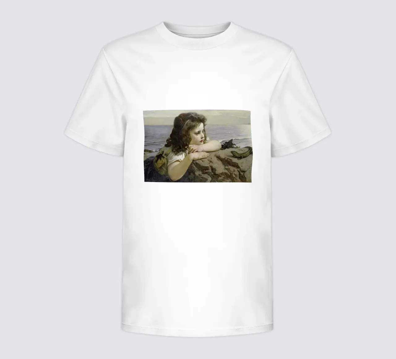 Ernst Stückelberg - Girl with a lizard kids t-shirt by ARTOTHEK