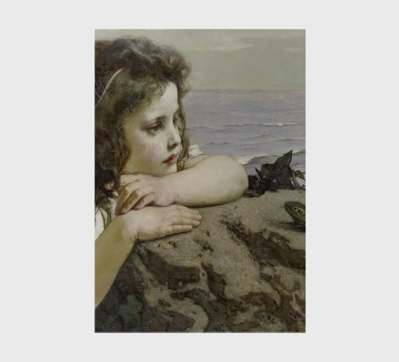 Ernst Stückelberg - Ragazza con lucertola diario da ARTOTHEK