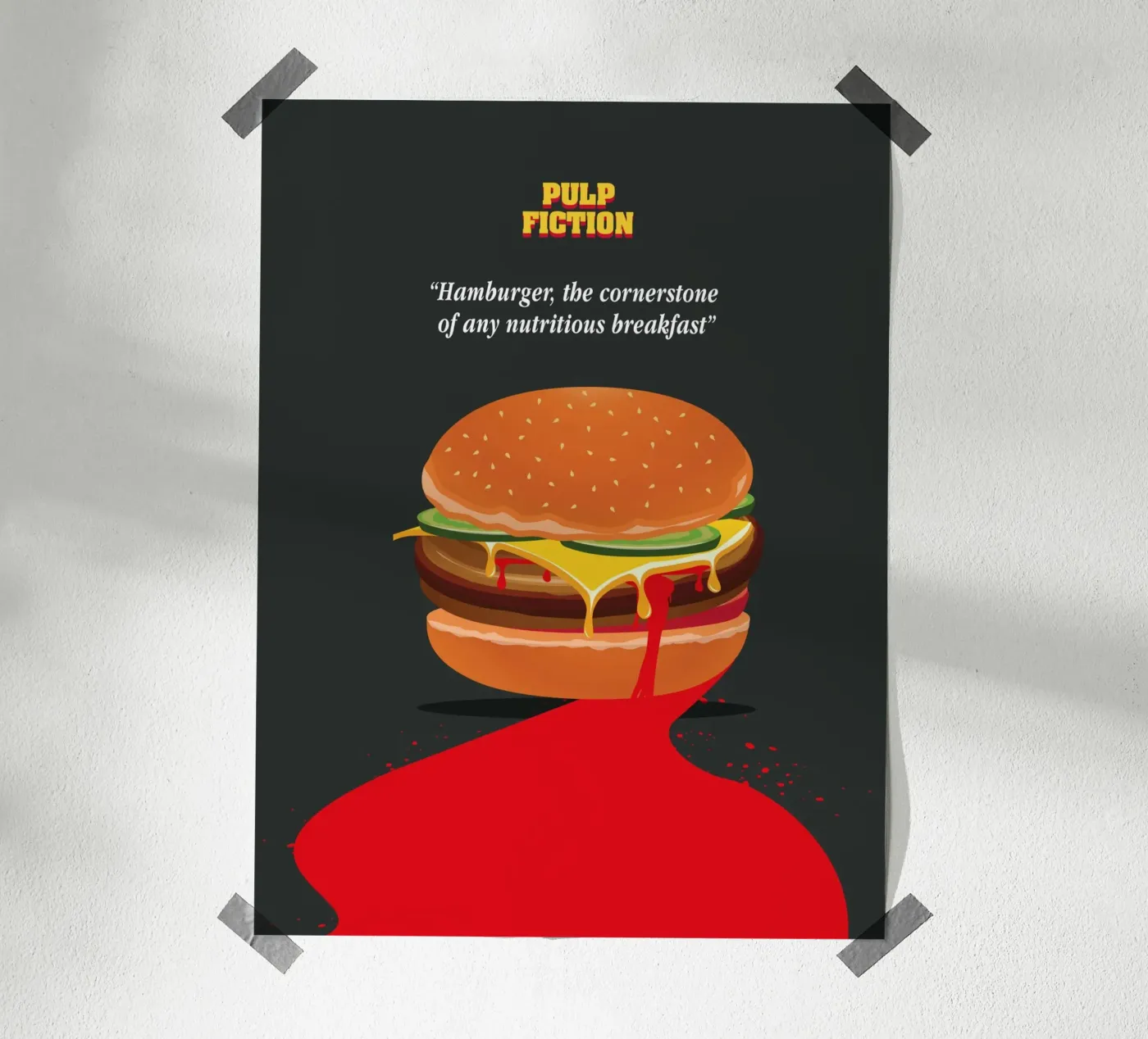 Jules burger poster da 2toastdesign
