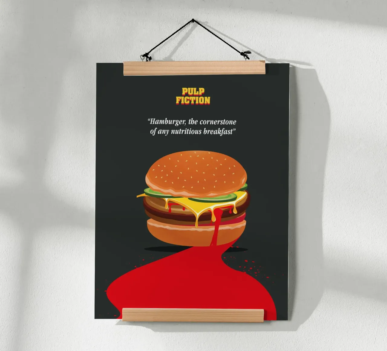 Jules burger poster da 2toastdesign