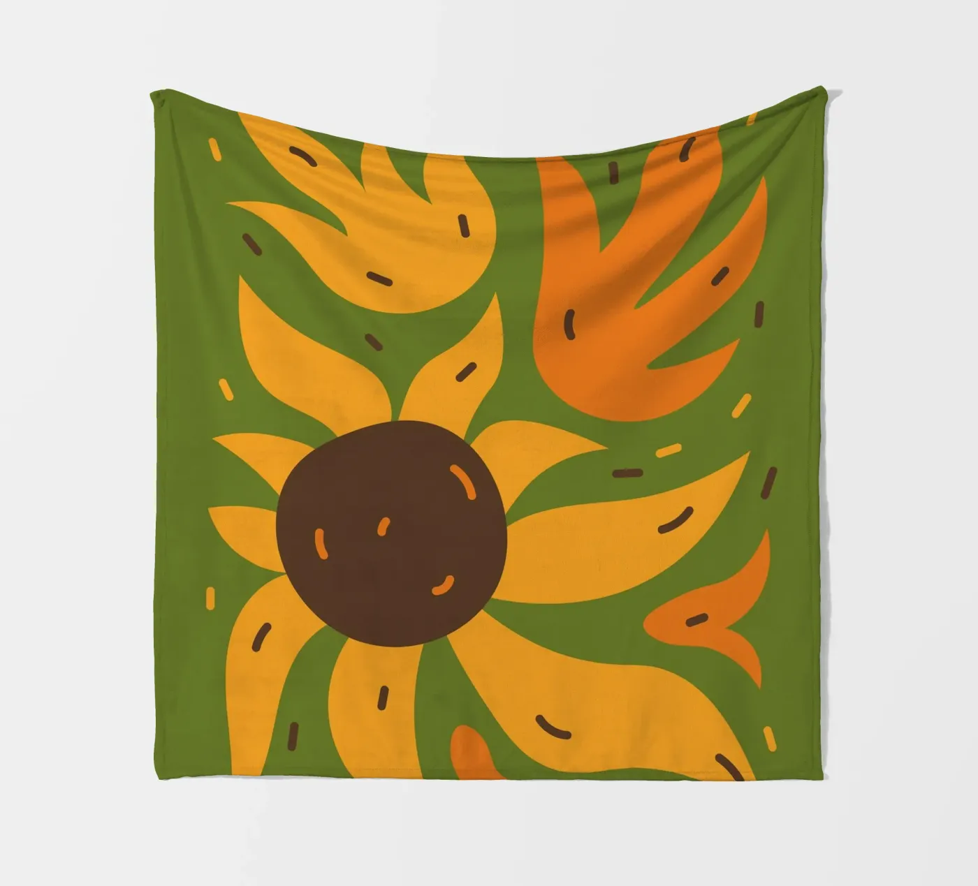 Sunflower fleecedeken van LisaArtes