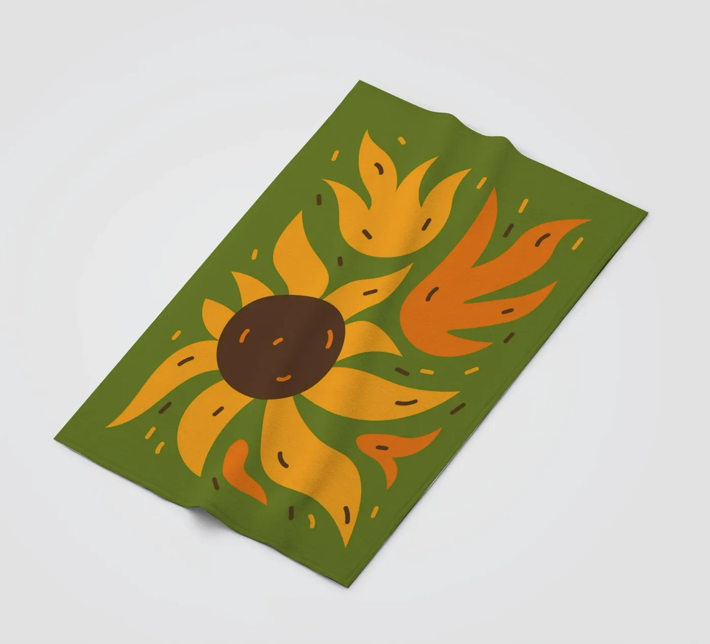 Sunflower fleecedeken van LisaArtes