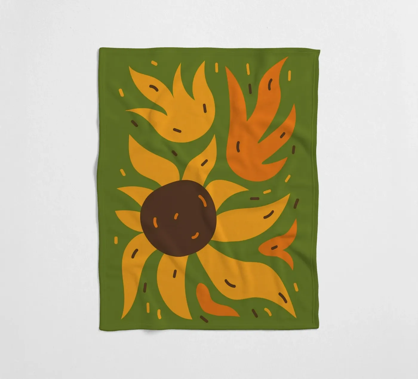 Sunflower fleecedeken van LisaArtes