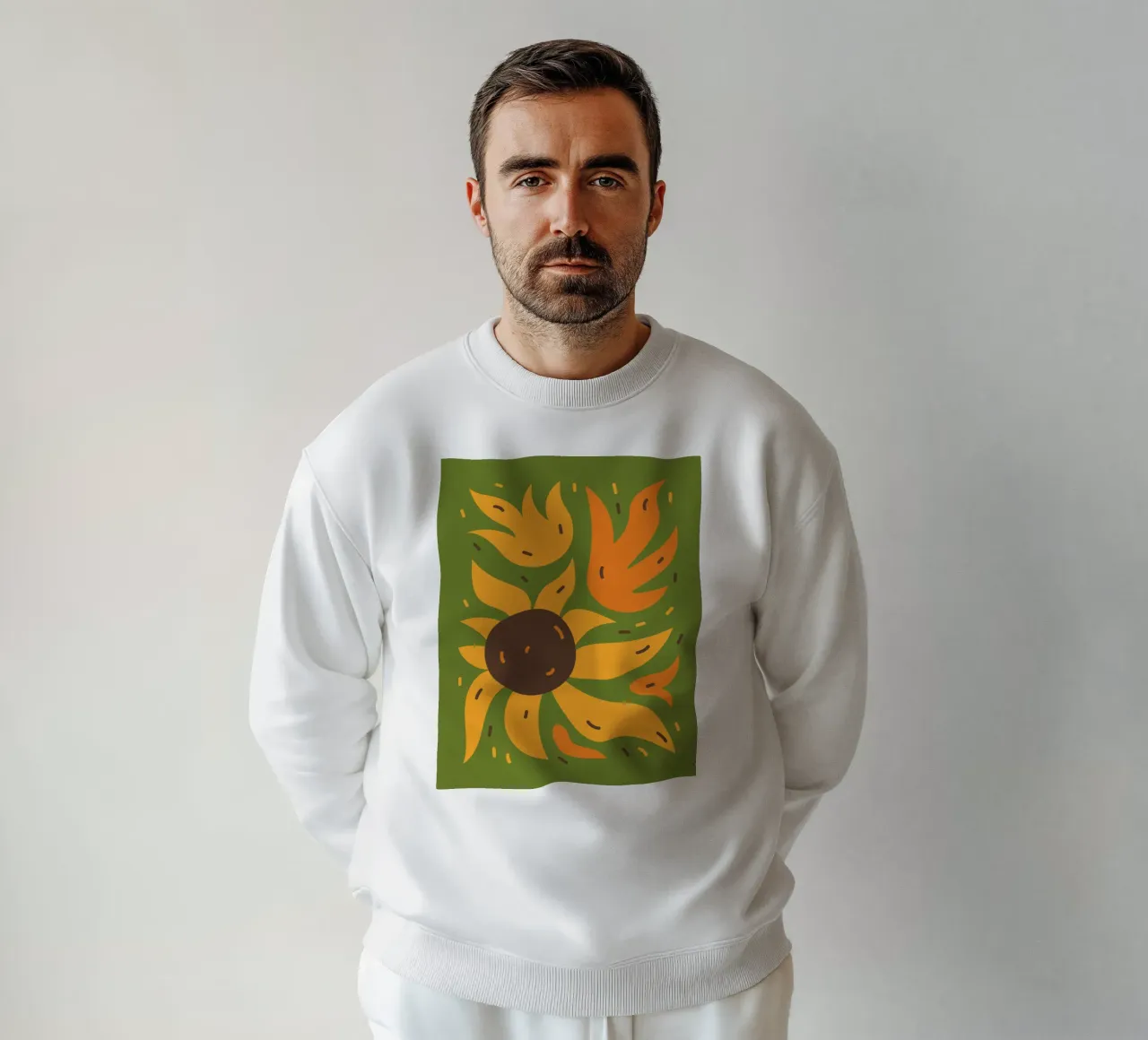 Sunflower sweatshirt by LisaArtes